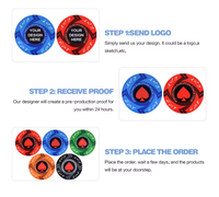 Jetons de Poker en Céramique Personnalisés en Usine 10g, 39mm, Haute Qualité Casino, Tout Design Personnalisable pour Jeu de Hasard