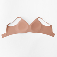 Soutien-gorge plongeant sans fil pour femme, avec coussinets fixes, push-up, sans couture, confortable et couvrant entièrement la poitrine – Vente en gros