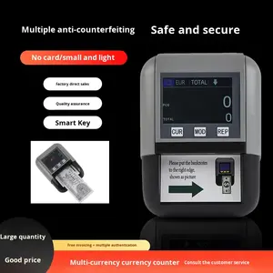 Dolar/Euro/Yuan plastik para için oportable taşınabilir küçük özgünlük dedektörü <span class=keywords><strong>UV</strong></span>/IR/MG algılama dijital ekran isteğe bağlı lityum - Product Image 4