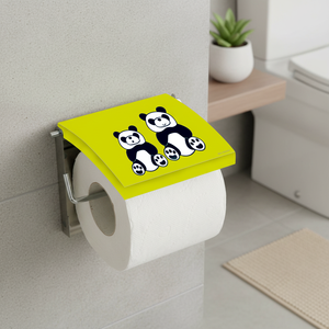 Portarotolo MSV 'Panda' in acciaio inossidabile, giallo - Product Image 3