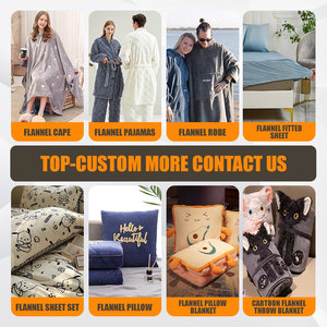 Thấp Moq Biểu Tượng Tùy Chỉnh Tên Văn Bản Mang Nhãn Hiệu Chăn Tùy Chỉnh Chăn Giường Sofa Ném Tùy Chỉnh In Chăn Với Logo - Product Image 4