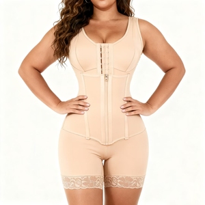 Faja Colombiana Moldeadora 2 en 1 de Alta Compresión para Mujer, Levanta Glúteos y Entrenador de Cintura, Bodysuit Reductor - Product Image 4