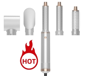 Çok fonksiyonlu 5 IN 1 saç şekillendirici aracı çıkarılabilir sıcak hava fırça saç kurutma makinesi tarak ile - Product Image 1