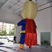 Mascotte gonflable géante Superman bébé KeepFuns |   Personnage de dessin animé personnalisé pour les défilés et les promotions