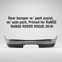 LR105876-B Pièces et accessoires automobiles en gros, pare-chocs arrière avec assistance au stationnement, avec stationnement automatique pour RANGE ROVER VOGUE 2018-
