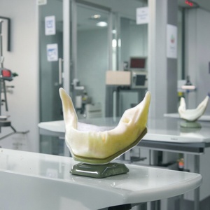 Modelo de hueso de mandíbula inferior de mandíbula anatómica Dental con dientes de mandíbula inferior de goma edéntulo <span class=keywords><strong>para</strong></span> estudio de práctica Dental - Product Image 3