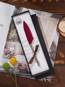 Set di Pennelli Calligrafici Vintage Antichi con Penna ad Immersione in Plastica, 5 Punte Intercambiabili, <span class=keywords><strong>Inchiostro</strong></span> e Incisione <span class=keywords><strong>per</strong></span> Scrittura e Disegno - Product Image 4