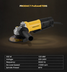 Esmerilhadeira Angular Sem Fio 20V 125mm, Ferramenta Elétrica Portátil com 2 Baterias - Product Image 5