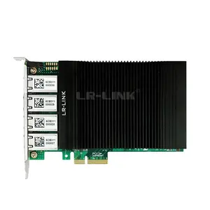 POE CARD 4 RJ45 PCIe การ์ดเครือข่ายอีเทอร์เน็ตภายใน X4อิง LRES2004PT-POE I350 Intel