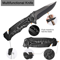 Kit d'outils multifonctions pour le camping, équipement de survie d'urgence en plein air pour la randonnée et le camping