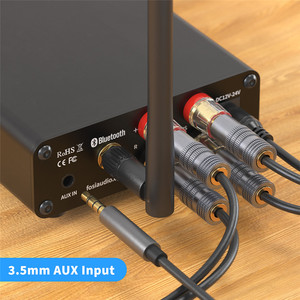Amplificateur stéréo numérique Hi-Fi Fosi Audio 2 canaux TPA3116D2 Mini pour enceintes 50W BT10A Treble &amp;   Basse - Product Image 5