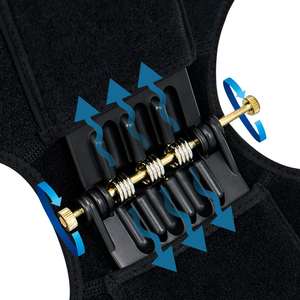 Joint Mendukung Lutut Kawat Gigi Power Lift Perlindungan Lutut Booster Bantalan Pelindung dengan Kuat Rebound Pegas - Product Image 6