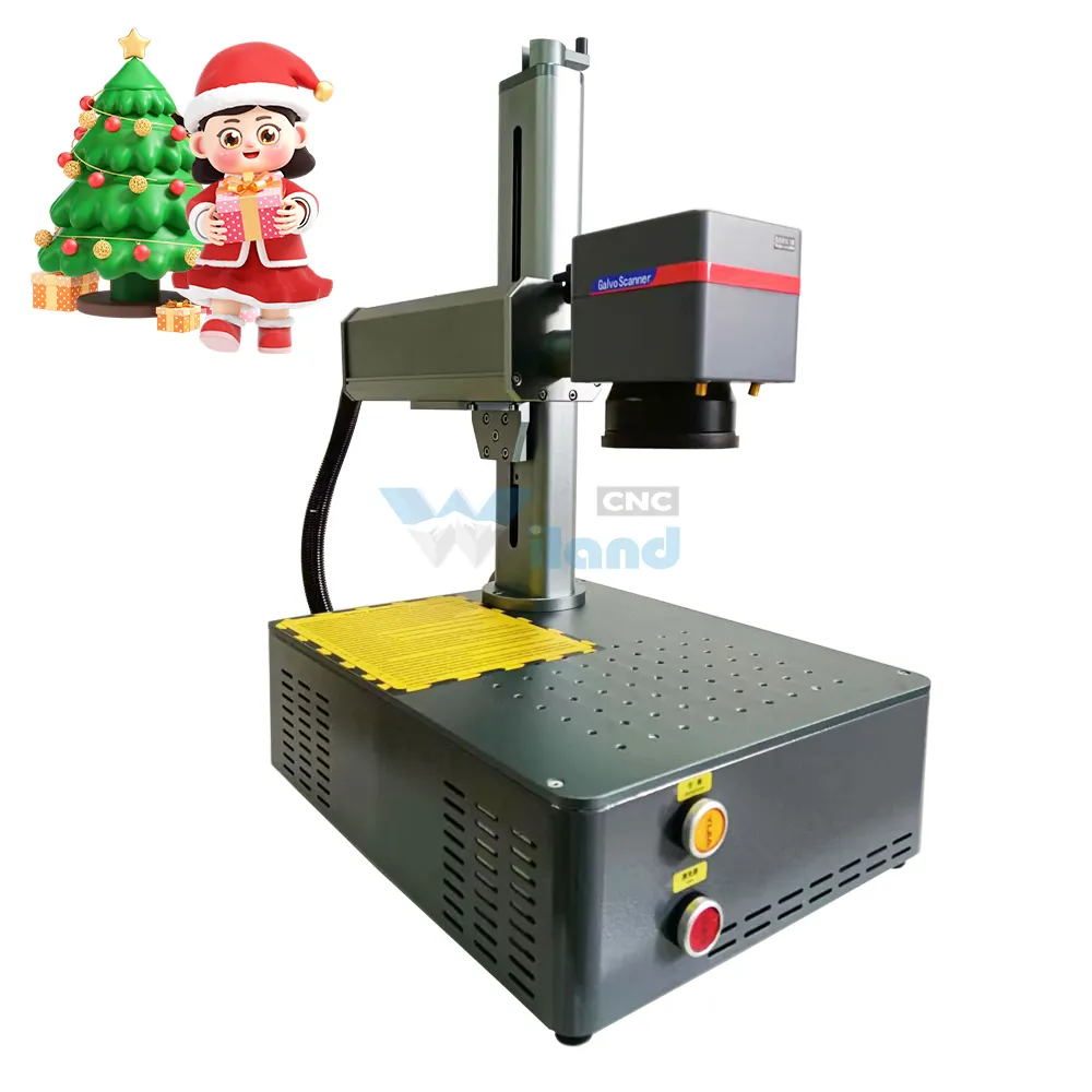 30w Fiber Laser Marking Machine Code And Qr Code Etc On Metal Engraving Text,Logo,Serial Number,Image,Photo,Bar Air Cooling