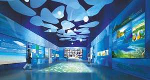 Màn hình lớn ngón tay cảm ứng tương tác Máy chiếu 3D ba chiều nhập vai chiếu tương tác hệ thống sàn tường Bảo tàng Hồ Cá - Product Image 3