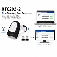 Lecteur de codes-barres XT6202-2 pour deux systèmes
