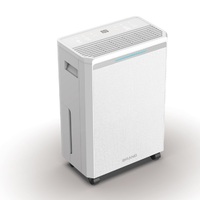 Déshumidificateur intelligent portable mini 10/12L en plastique, contrôlé par l'application Tuya, avec drainage continu et faible bruit, pour usage domestique