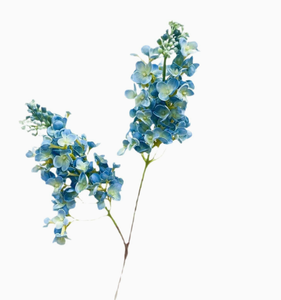 Rama de Hortensia Azul Artificial, Hortensia Artificial de Tacto Real para Decoración Floral de Bodas y Casas de Campo - Product Image 1