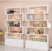 Estantería de Madera para Almacenamiento, Librería, Exhibidor para Salón de Belleza, Peluquería, Gimnasio, Dormitorio, Comedor, Baño