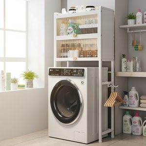 Nuevo Estante Metálico Moderno <span class=keywords><strong>de</strong></span> 3 Niveles <span class=keywords><strong>para</strong></span> <span class=keywords><strong>Baño</strong></span>, Estante <span class=keywords><strong>para</strong></span> Lavadora, <span class=keywords><strong>Mueble</strong></span> <span class=keywords><strong>de</strong></span> Almacenamiento Multifuncional, Organizador <span class=keywords><strong>de</strong></span> Rollos <span class=keywords><strong>de</strong></span> Papel <span class=keywords><strong>para</strong></span> Puerta, Toallero - Product Image 3