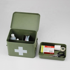 กล่องปฐมพยาบาลกล่องเก็บยา2ชั้นโลหะกล่องเก็บ BX - Product Image 6