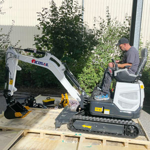 Minigraafmachine met Kubota-motor EPA/Euro 5, gesloten cabine, grote arm, zijdelingse zwenkchassis, telescopische kantelbak, sloophamer - Product Image 5