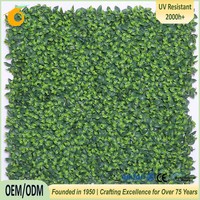Panneau mural en gazon artificiel en plastique, moderne, pour intérieur/extérieur, résistant aux UV et à l'eau, écologique, léger, durable, ignifuge