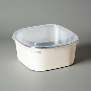 Vente chaude Jetable À Emporter Soupe Tasse Nouilles Salade Crème Glacée Dessert Emballage Or Feuille D'argent Papier Bols avec Couvercle - Product Image 3