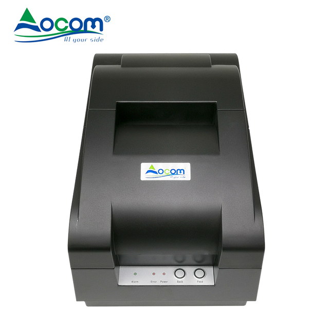 New Update OCOM Desktop 76MM Multi-Layer Paper Dot Matrix Printer Receipt Printer Machine for Pos System Set