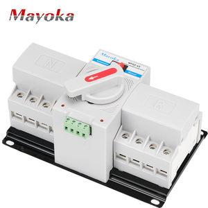 Dual <strong>Power</strong> 2P 4P <strong>Automatic</strong> Transfer Switch 220V Household Utility 63A 125A 500A Breaking Capacity Three-Phase Electric PC - Product Image 6