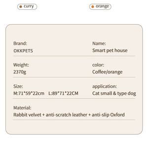 Cama Inteligente para Mascotas de Doble <span class=keywords><strong>Modo</strong></span> para Todas las Estaciones, con <span class=keywords><strong>Aire</strong></span> <span class=keywords><strong>Acondicionado</strong></span>, Diseño Sólido, para Perros y Gatos, Uso en <span class=keywords><strong>Invierno</strong></span> y Verano - Product Image 3