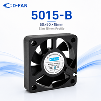 Ventilateur axial haute vitesse 5015 50x50x15mm 5V 12V étanche DC pour appareils électroniques