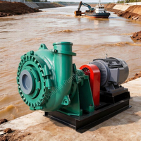 Pompe centrifuge horizontale haute pression de 6 pouces pour le transfert de sable, de boue et de gravier en forage
