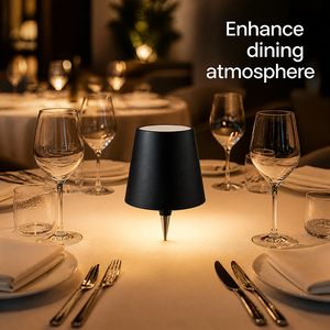 Lámpara Nocturna LED de 3 Temperaturas de Color para Botellas de Vino, Luz Cálida/Natural/Blanca, Regulable, Recargable, Diseño Moderno, Lámpara de Mesa para el Hogar - Product Image 3