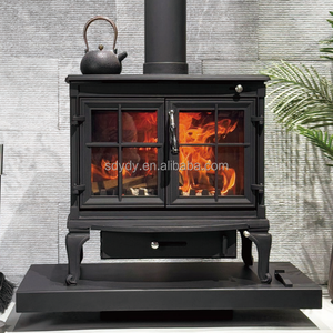 Poêle à <span class=keywords><strong>bois</strong></span> en <span class=keywords><strong>fonte</strong></span> - Design contemporain, autoportant, avec fonctions de chauffage et décoratives pour hôtels - Product Image 1