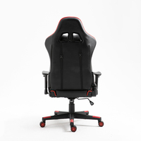 Chaise de jeu ergonomique à dossier haut avec mécanisme papillon, réglable en hauteur avec support lombaire pour le travail