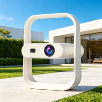 Mini projecteur intelligent HY370, WIFI 5G, BT portable, 300 ANSI lumens, 720P, Android 14, projecteur LCD, projecteurs de cinéma 4K pour la maison