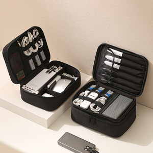 Custom Digital Charger <strong>Cable</strong> Headset <strong>Cable</strong> Storage Pocket Portable Travel Waterproof Storage <strong>Bag</strong> Digital Organizer <strong>Bag</strong> - Product Image 2