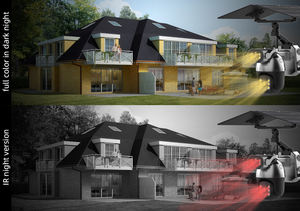 4X 6MP Zoom Vigilância <span class=keywords><strong>Cctv</strong></span> WIFI 4G Câmera De Segurança De Áudio Ptz Duelo Telas Câmera De Rede Solar - Product Image 3