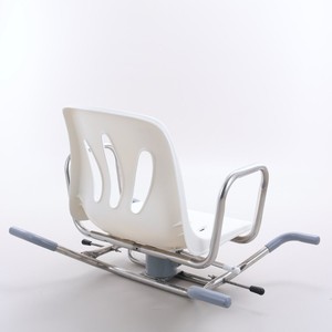 Taburete de ducha OEM para bañera, de acero inoxidable y plástico, giratorio, tipo cuadrado grande, asiento de baño para adultos y niños. - Product Image 2