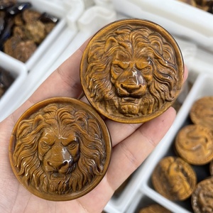 Vendita calda all'ingrosso naturale intaglio <span class=keywords><strong>occhio</strong></span> <span class=keywords><strong>di</strong></span> <span class=keywords><strong>tigre</strong></span> pietra leone rotonda carta <span class=keywords><strong>di</strong></span> cristallo <span class=keywords><strong>di</strong></span> cristallo <span class=keywords><strong>di</strong></span> guarigione rotondo per la decorazione - Product Image 2