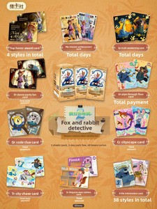 Vente en gros CARDFUN Zootopia Animal Metropolis 2: <span class=keywords><strong>Jeu</strong></span> de cartes à collectionner Deluxe, cartes en papier - Product Image 6