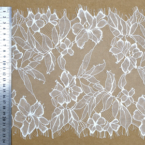 La nouvelle <span class=keywords><strong>dentelle</strong></span> de voile de cils élastiques est utilisée pour les accessoires de vêtements Décoration Accessoires de bricolage Accessoires de sous-vêtements et de soutien-gorge - Product Image 2