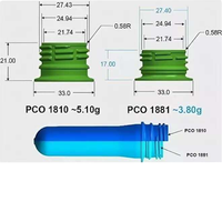 Solutions personnalisables de préformes PET de 28 mm, allant des bouteilles d'eau légères de 14 g à 60 g