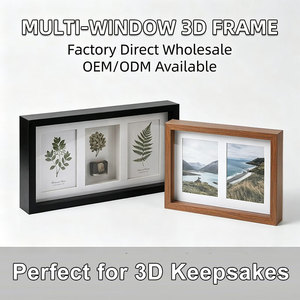 Cadre de présentation 3D de 4,8 cm de profondeur avec plexiglas incassable et espaceur amovible pour une expédition mondiale sécurisée - Product Image 1