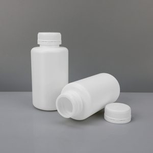 ขวดพลาสติก HDPE สีขาวเกรดอาหารสำหรับบรรจุยาเม็ด แคปซูล วิตามินเสริมอาหาร พร้อมฝาปิดป้องกันการแกะโดยไม่ได้รับอนุญาต - Product Image 2