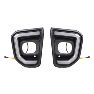 อุปกรณ์ตกแต่งรถยนต์ ไฟเดย์ไลท์ DRL ไฟตัดหมอก LED สำหรับรถยนต์ฟอร์ด เอเวอเรสต์ ปี 2022 <span class=keywords><strong>2023</strong></span> พร้อมไฟเลี้ยวแบบไดนามิก - Product Image 1