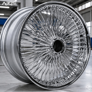 Rodas Raiadas NJQS 26x9 Douradas Clássicas de Alta Qualidade Estilo Retrô Zenith Luxor Truspoke Cragar 13X7 26 polegadas - Product Image 4