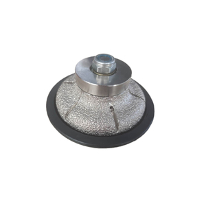 Brazed Kim Cương Đá Cẩm Thạch Cạnh Tay Hồ Sơ Bánh Xe Mạ Điện Kim Cương Mài Bánh Xe Bò Mũi - Product Image 3