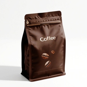 Bolsas de Papel de Aluminio con Logotipo Impreso Personalizado, Bolsas de Mylar Negras Mate de Alta Calidad para Empaque de Café, Bolsas para Semillas con Base, OEM - Product Image 5