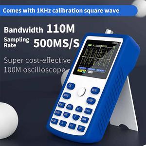 <span class=keywords><strong>Osciloscopio</strong></span> Digital Portátil <span class=keywords><strong>FNIRSI</strong></span>-<span class=keywords><strong>1C15</strong></span>, Ancho de Banda de 110MHz, Frecuencia de Muestreo de 500MS/s, Probador Multifunción Portátil - Product Image 1